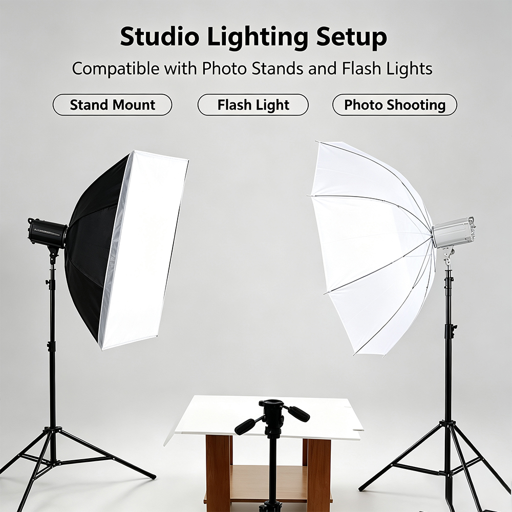 Photography Umbrella Diffuser - 50cm/20インチ写真用リフレクターアンブレラ、スタジオ照明用ホワイトソフトライトディフューザー、写真アクセサリー