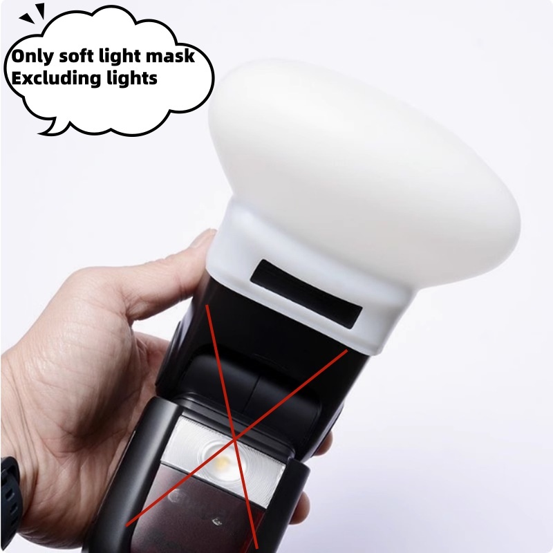 Pop Up Flash Diffuser - 1Pc ディフューザー バウンス ドーム ソフト シリコン