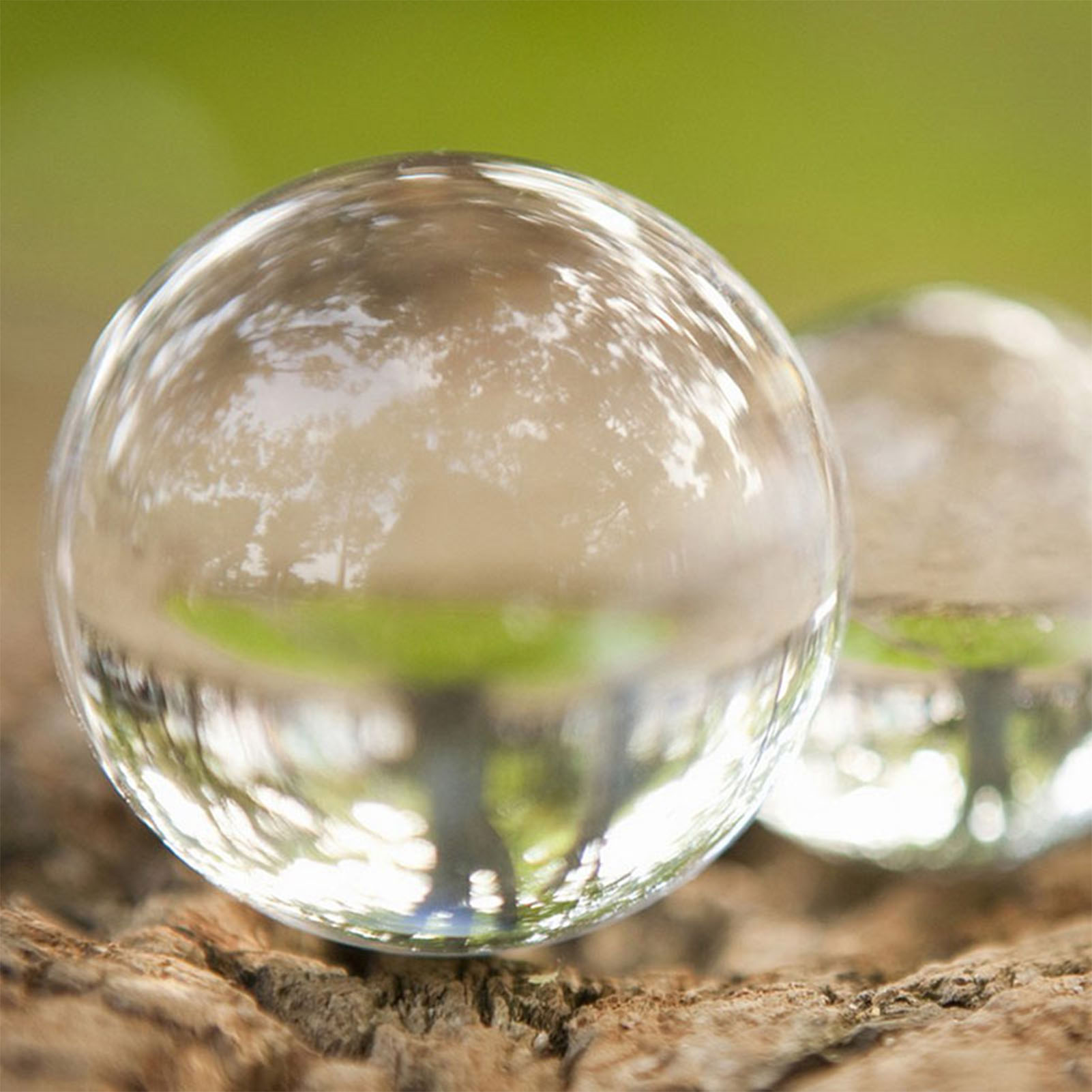 Lens Ball Crystal - 写真愛好家向けクリスタルボール透明ガラス球体家の装飾用芸術的なレンズボール光学小道具ギフト30-50mm耐久性あり