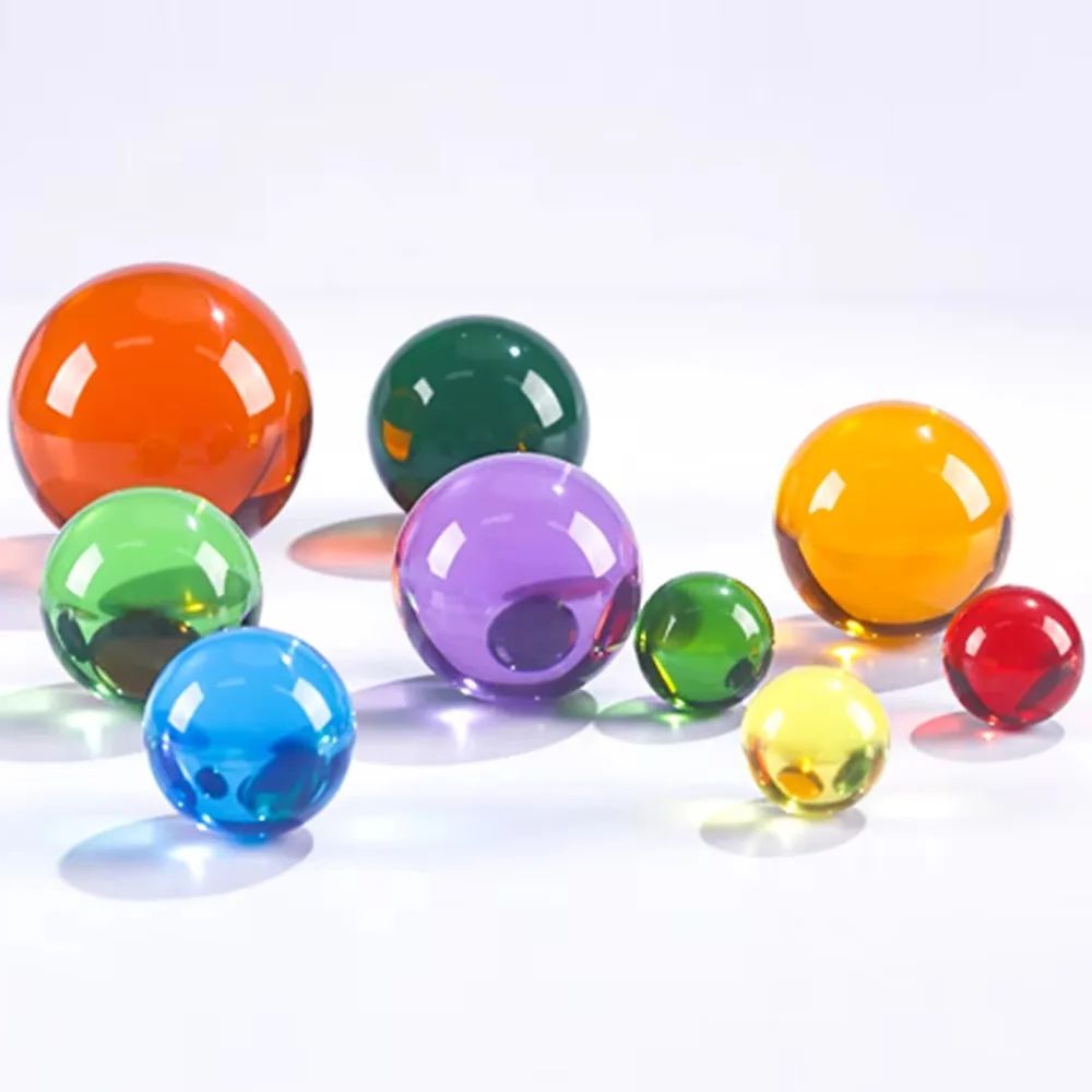 Lens Ball Crystal - K9 マルチカラーカラークリスタルガラスボールレンズボールクリスタルボールスタンド球写真撮影の装飾家の装飾ボールグローブ