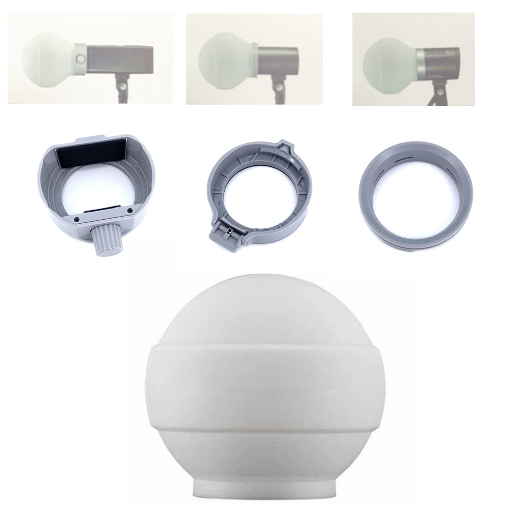 Pop Up Flash Diffuser - ML-CD15シリコンディフューザーバウンスドームフラッシュ（Godox V860III V850III TT685II AD100Pro AD300Pro用アダプター付き）の汎用代替品