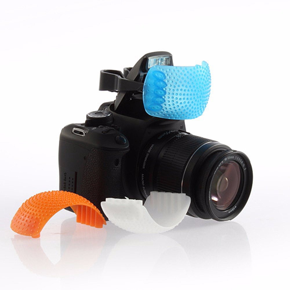 ユニバーサルポップアップカメラフラッシュディフューザー 3色 - Pop Up Flash Diffuser のレビューと価格