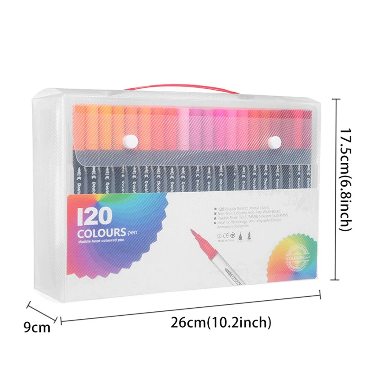 12～120色マーカーセット、デュアルチップブラシペン、細字 - Photography Fine Art のレビューと価格