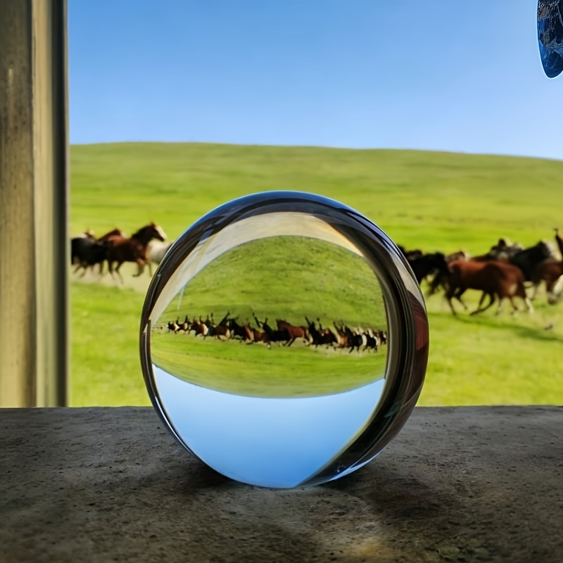 透明なクリスタルボールレンズ、写真撮影用、家の装飾、結婚式の - Lens Ball Crystal のレビューと価格