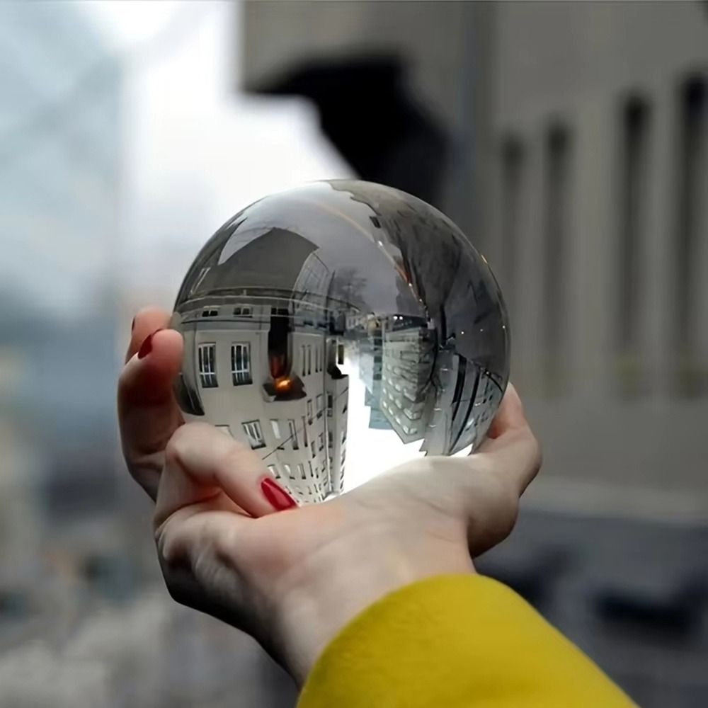 卓上装飾用丸型クリスタルガラス玉 透明で滑らかな風水球 ウル - Lens Ball Crystal のレビューと価格