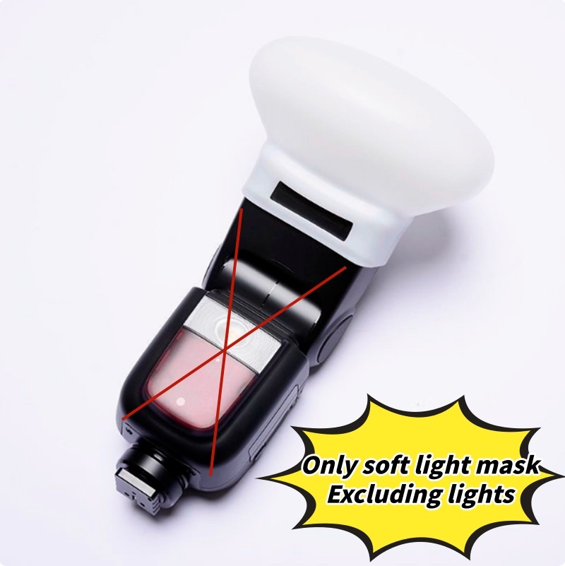 1Pc ディフューザー バウンス ドーム ソフト シリコン  - Pop Up Flash Diffuser のレビューと価格