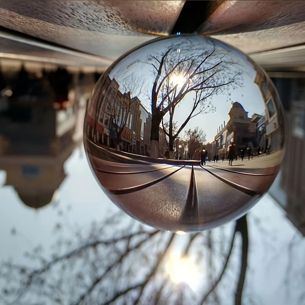 クリエイティブな丸いクリスタルガラス玉 超透明で滑らかな風水 - Lens Ball Crystal のレビューと価格