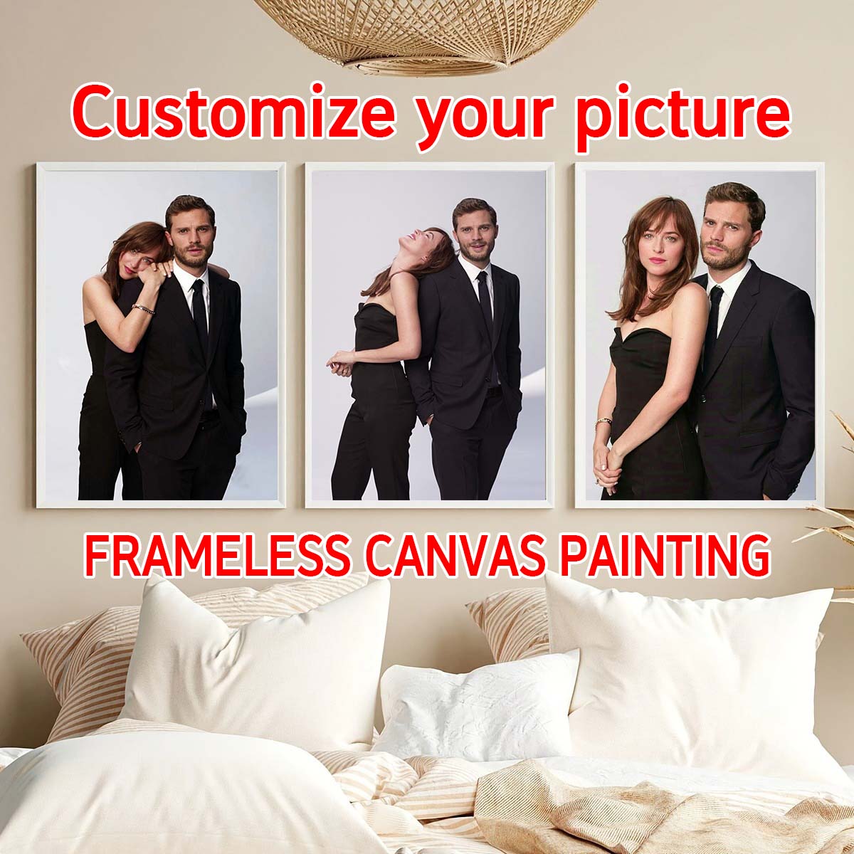 カスタムプリントキャンバス絵画、あなたの写真から作る、結婚式 - Photography Style のレビューと価格