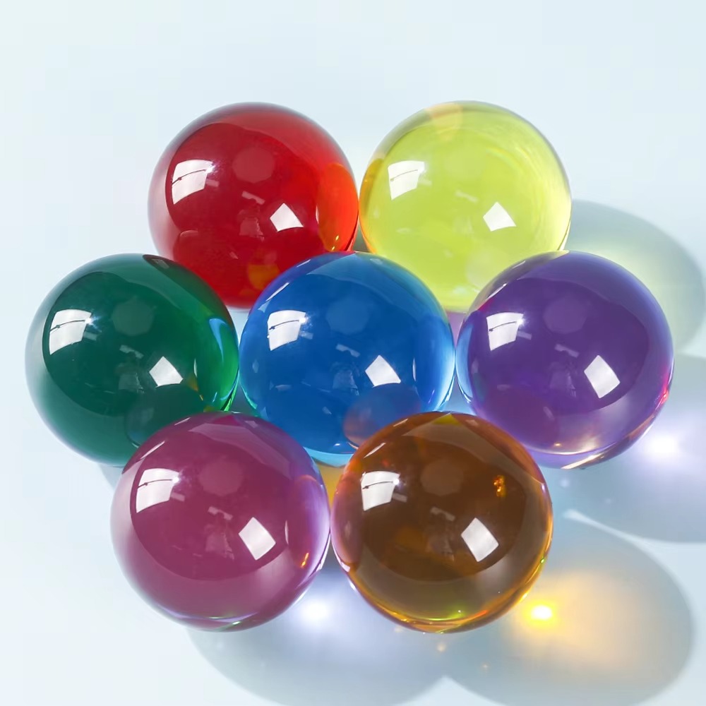 K9 マルチカラーカラークリスタルガラスボールレンズボールク - Lens Ball Crystal のレビューと価格