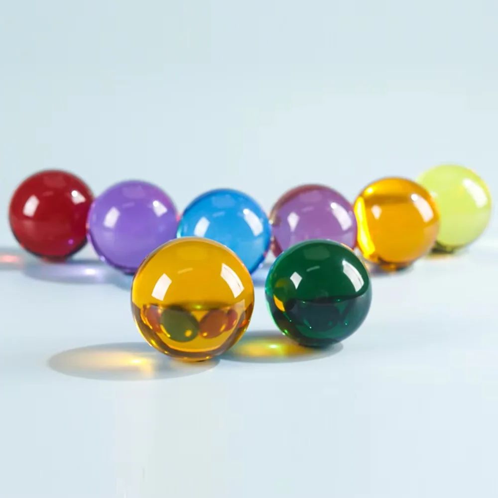 K9 マルチカラーカラークリスタルガラスボールレンズボールク - Lens Ball Crystal のレビューと価格