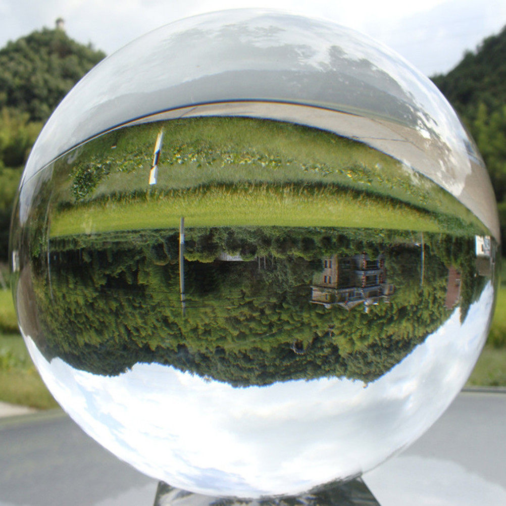 4cmクリアクリスタルボール球体、写真撮影用小道具、ユニーク - Lens Ball Crystal のレビューと価格
