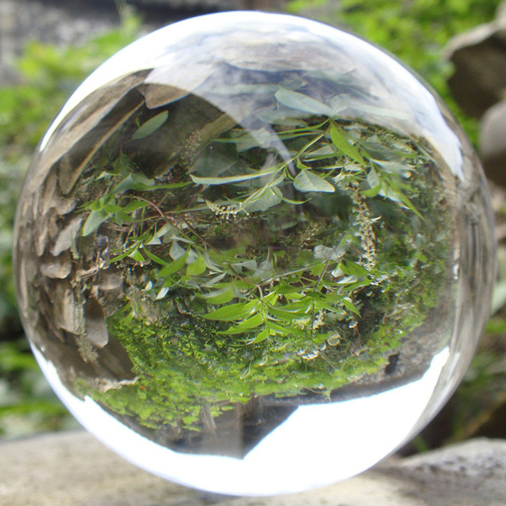 4cmクリアクリスタルボール球体、写真撮影用小道具、ユニーク - Lens Ball Crystal のレビューと価格