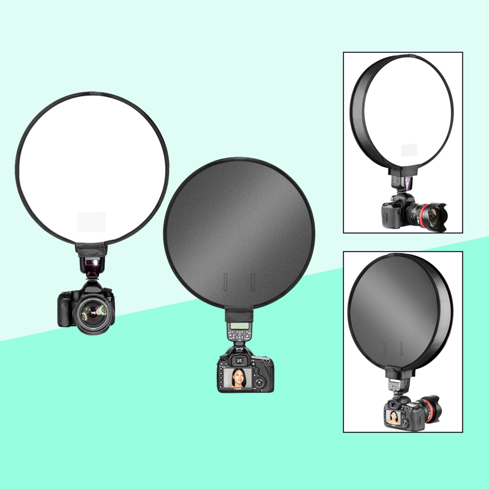 折りたたみ式ソフトボックスディフューザー 40CM ポータブ - Pop Up Flash Diffuser のレビューと価格