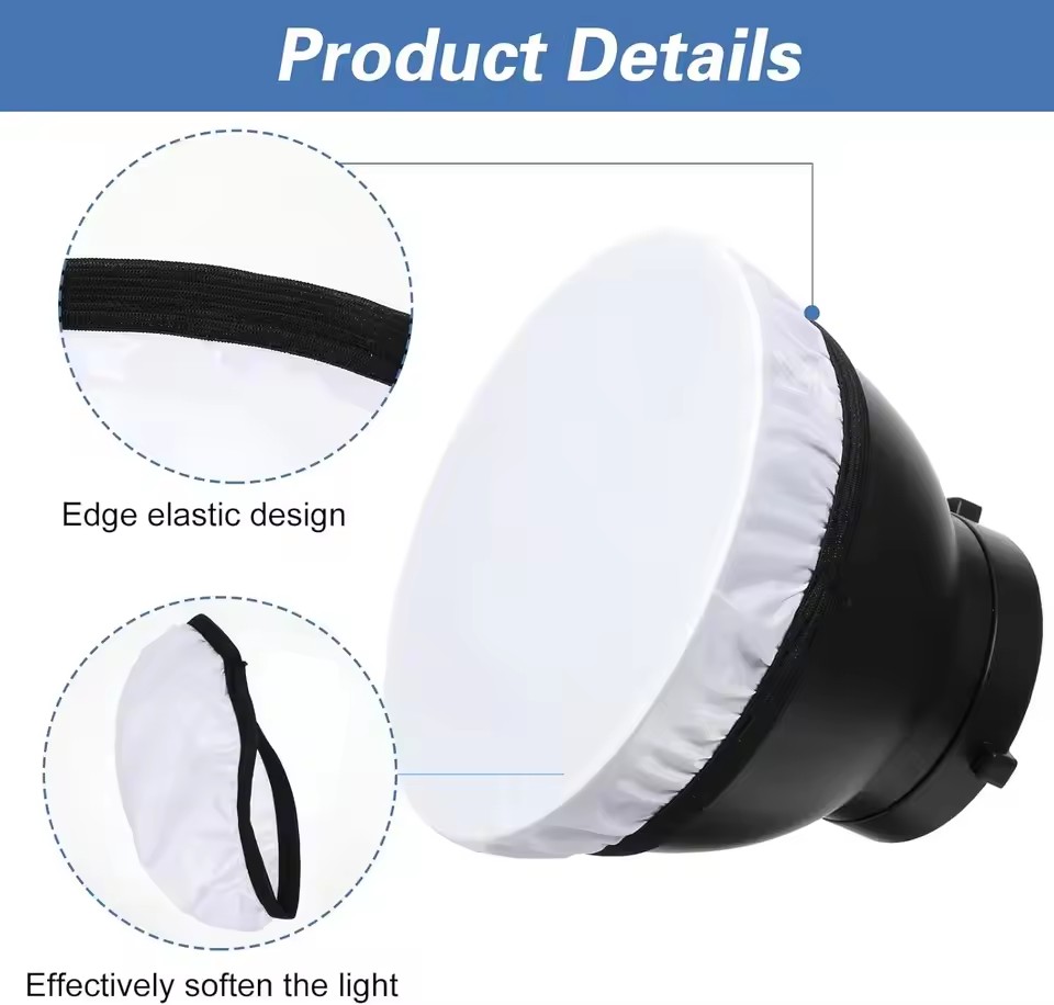 1/3/5/10 個 7 インチ写真撮影ライトソフトディフュ - Pop Up Flash Diffuser のレビューと価格