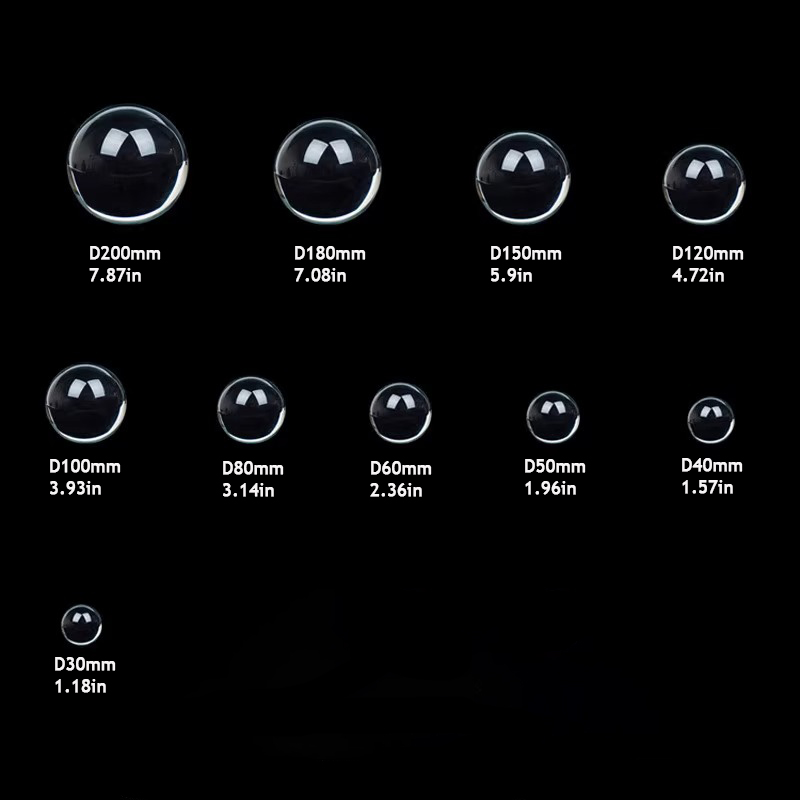 K9透明レンズボールクリスタルガラスボールクリスタルボールホ - Lens Ball Crystal のレビューと価格