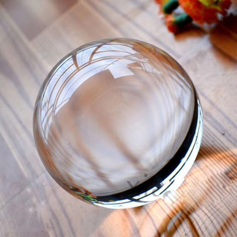 ラウンドクリスタルガラスボール透明超クリア風水球体 3/6/ - Lens Ball Crystal のレビューと価格