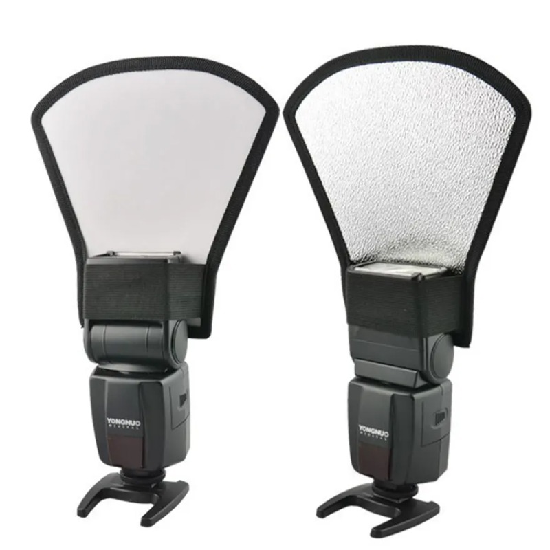 DSLRカメラ用反射フラッシュボード ポータブル光反射パネル - Pop Up Flash Diffuser のレビューと価格